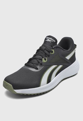 Tenis Running Negro-Blanco-Verde Reebok Lite Plus 3