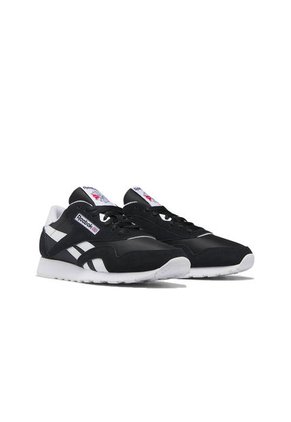 Tenis Hombre Reebok Classic Nylon - Negro-Blanco