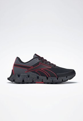 Tenis Running Negro-Gris-Rojo Reebok Zig Dynamica 2 Adventure