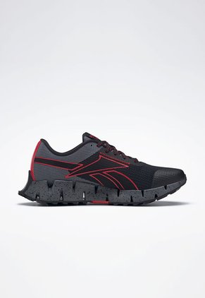 Tenis Running Negro-Gris-Rojo Reebok Zig Dynamica 2 Adventure