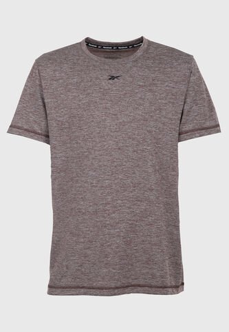 Camiseta Reebok Id Train Melange Vinotinto Reebok