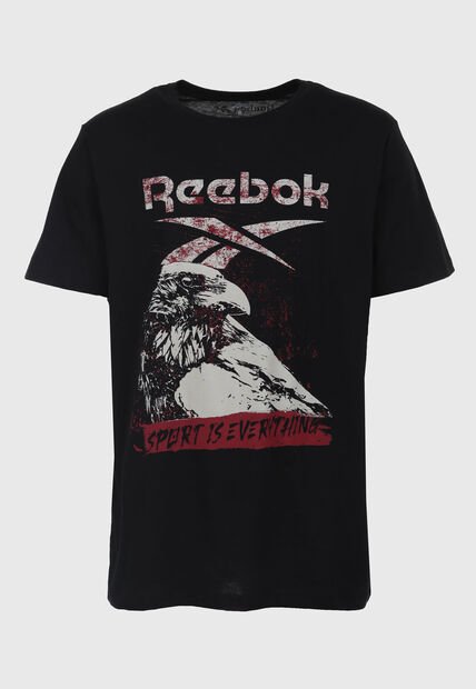 Camiseta Reebok Eagle Graphic Negro