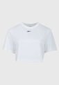 Camiseta Crop Reebok Michaela Core Ss Blanco de Reebok