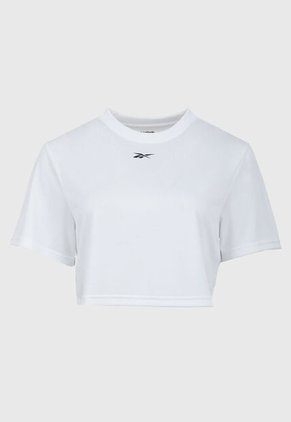 Camiseta Crop Reebok Michaela Core Ss Blanco