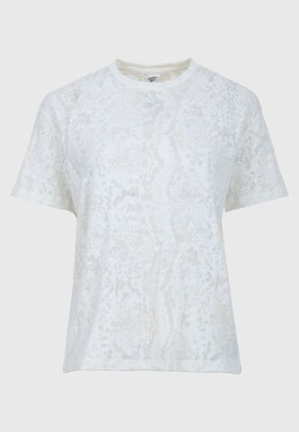 Camiseta Reebok Burnout Blanco Reebok