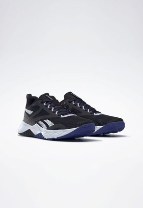 Tenis Training Negro-Blanco-Azul Reebok NFX Trainer