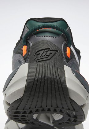 Tenis Running Gris-Naranja Neón-Verde Reebok Zig Kinetica 2.5