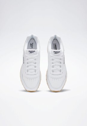 Tenis Running Blanco-Azul-Miel Reebok Glide