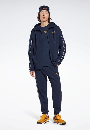 Pantalón Sudadera Azul-Blanco-Amarillo Reebok