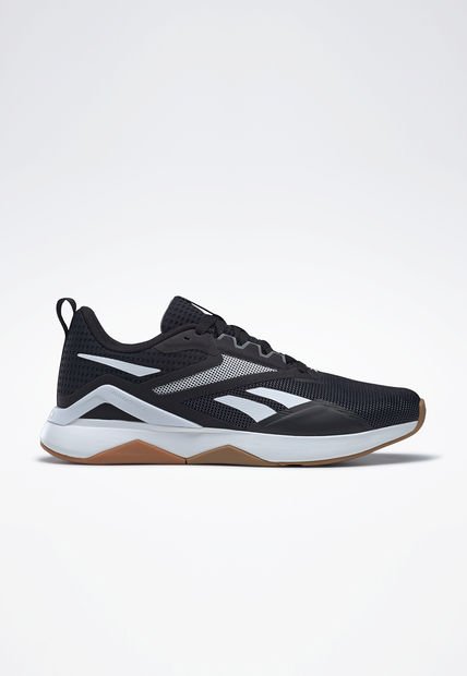 Tenis Training Negro-Blanco-Café Reebok Nanoflex V2