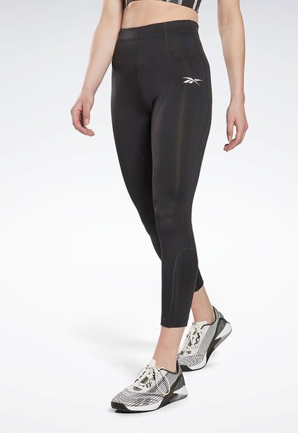 Leggings Negro-Blanco Reebok MYT Detail
