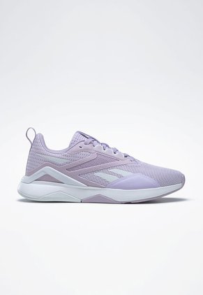 Tenis Training Lila-Blanco-Gris Reebok Nanoflex V2