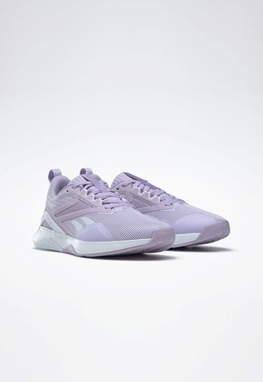 Tenis Training Lila-Blanco-Gris Reebok Nanoflex V2