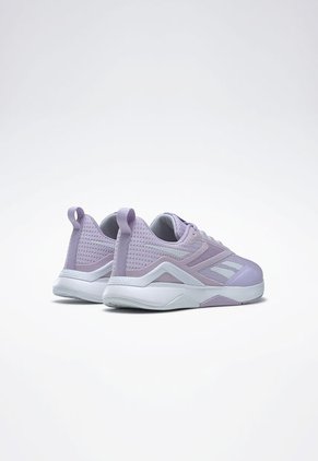 Tenis Training Lila-Blanco-Gris Reebok Nanoflex V2