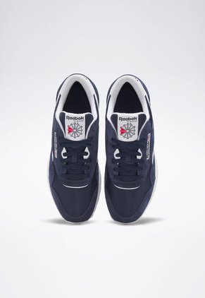 Tenis Lifestyle Azul Navy-BLanco Reebok Classics Classic Nylon