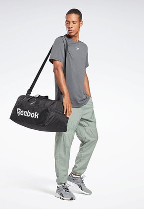 Maletín Negro-Blanco Reebok Mediana Active 27 L