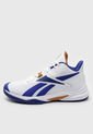 Tenis Basketball Blanco-Azul-Café Reebok More Buckets de Reebok