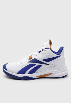 Tenis Basketball Blanco-Azul-Café Reebok More Buckets