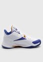 Tenis Basketball Blanco-Azul-Café Reebok More Buckets de Reebok