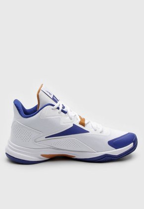 Tenis Basketball Blanco-Azul-Café Reebok More Buckets