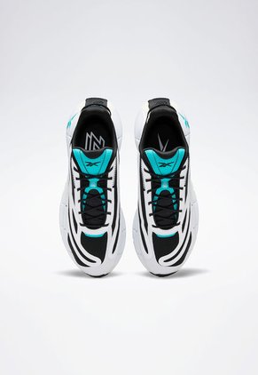 Tenis Running Blanco-Negro-Verde Reebok Zig Kinetica 2.5