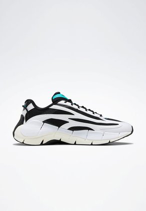 Tenis Running Blanco-Negro-Verde Reebok Zig Kinetica 2.5