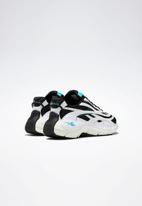Tenis Running Blanco-Negro-Verde Reebok Zig Kinetica 2.5