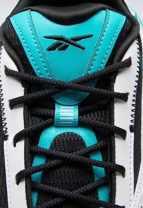 Tenis Running Blanco-Negro-Verde Reebok Zig Kinetica 2.5