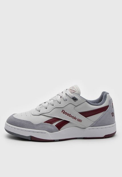 Tenis Lifestyle Beige-Gris-Vinotinto Reebok Classics BB 4000 II
