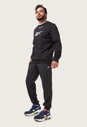 Pantalón Sudadera Negro Reebok Essentials Woven Cuffed