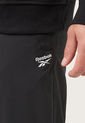 Pantalón Sudadera Negro Reebok Essentials Woven Cuffed de Reebok