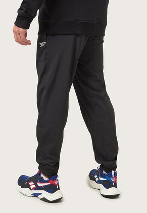 Pantalón Sudadera Negro Reebok Essentials Woven Cuffed