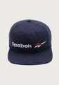 Gorra Azul Navy-Blanco-Rojo Reebok Classics CL Vector Flat Peak de Reebok