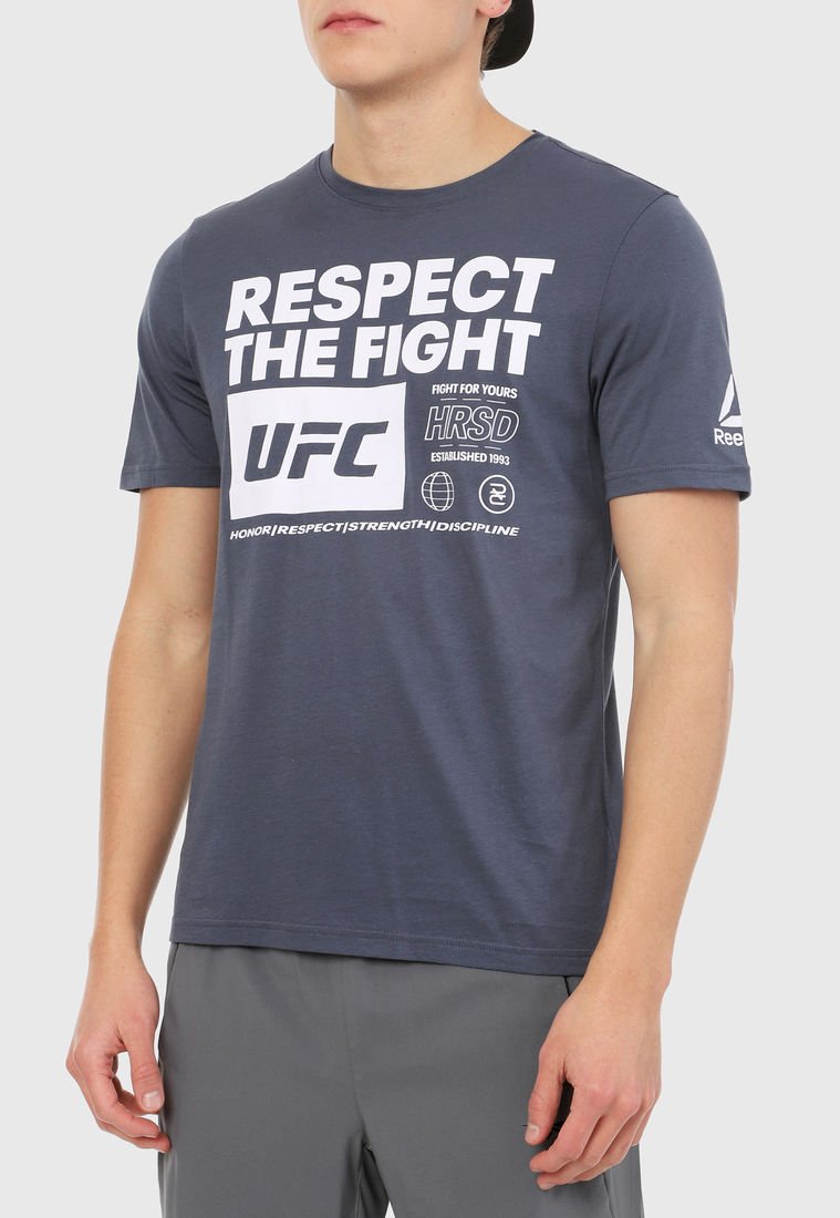 Camiseta reebok ufc hombre purpura on sale