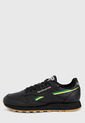 Tenis Lifestyle Negro-Verde-amarillo Reebok Leather Mu de Reebok Classics