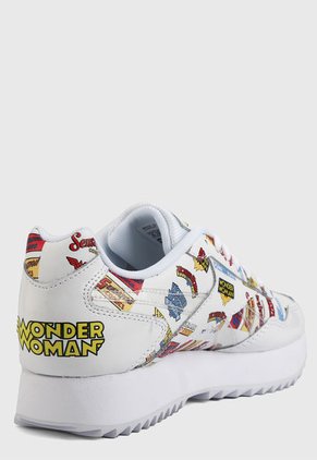 Tenis Lifestyle Blanco-Multicolor Reebok Classics Wonder Woman Royal Glide Rpldbl
