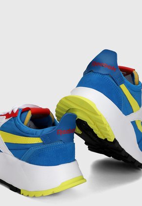 Tenis Lifestyle Azul-Blanco-Amarillo Reebok Legacy