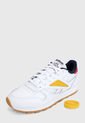 Tenis Lifestyle Blanco-Amarillo-Rojo Reebok Cl Lather Mark de Reebok Classics