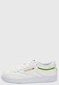 Tenis Lifestyle Blanco-Verde-Amarillo Reebok Club C 85 de Reebok Classics