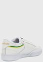 Tenis Lifestyle Blanco-Verde-Amarillo Reebok Club C 85 de Reebok Classics