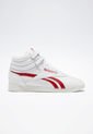 Tenis Lifestyle Blanco-Rojo Reebok Hi de Reebok Classics