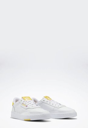 Tenis Lifestyle Blanco-Amarillo Reebok Classics Court Peak