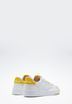 Tenis Lifestyle Blanco-Amarillo Reebok Classics Court Peak