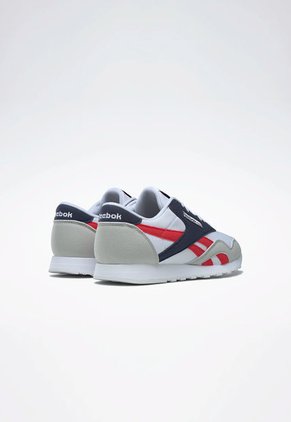Tenis Lifestyle Azul Navy-Rojo-Beige Reebok Classics Classic Nylon