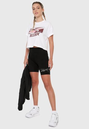 Camiseta Blanco-Vinotinto Reebok Classics Vintage Classics Soft Edge