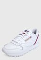 Tenis Lifestyle Blanco-Rojo-Azul Reebok Cl Lthr de Reebok Classics