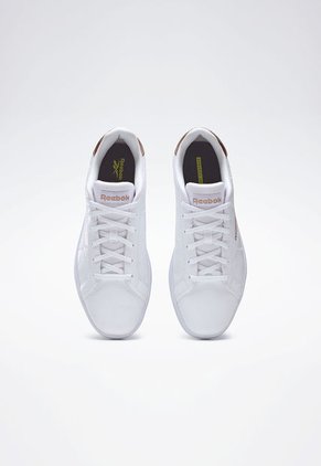 Tenis Lifestyle Blanco-Oro Rosa Reebok Classics Royal Complete CLN