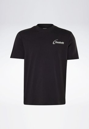 Camiseta Negro-Blanco Reebok Graphic Series