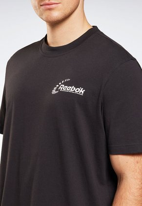 Camiseta Negro-Blanco Reebok Graphic Series