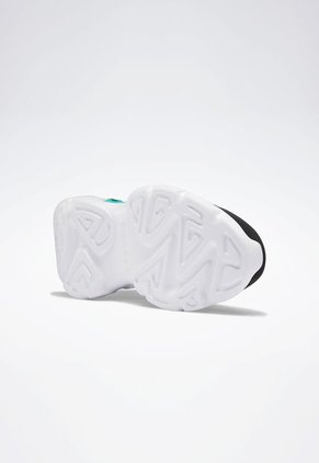 Tenis Lifestyle Negro-Blanco-Amarillo-Azul Reebok Classics Royal EC Ride 4